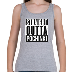PRINTFASHION PUBG - Straight Outta Pochinki - Női atléta - Sport szürke