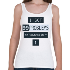 PRINTFASHION Pubg Surviving - Női atléta - Fehér