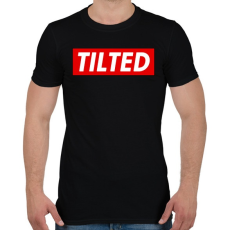 PRINTFASHION PUBG TILTED - Férfi póló - Fekete