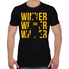 PRINTFASHION PUBG Winner - Férfi póló - Fekete