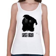 PRINTFASHION pug life2 - Női atléta - Fehér