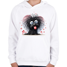 PRINTFASHION Puli - Gyerek kapucnis pulóver - Fehér