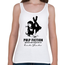 PRINTFASHION PULP FICTION-BLACK - Női atléta - Fehér