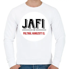 PRINTFASHION pultnál hangzott el - Férfi pulóver - Fehér férfi pulóver, kardigán