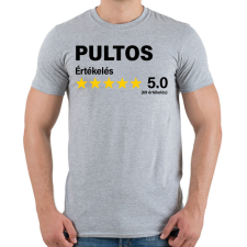 PRINTFASHION Pultos Értékelés ***** 5.0 (69 értékelés) - Férfi póló - Sport szürke férfi póló