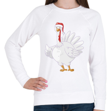 PRINTFASHION Pulyka - Női pulóver - Fehér női pulóver, kardigán