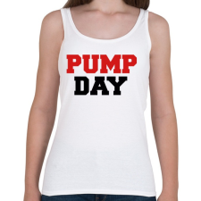 PRINTFASHION PUMP DAY - Női atléta - Fehér női trikó