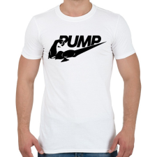 PRINTFASHION PUMP - Férfi póló - Fehér férfi póló