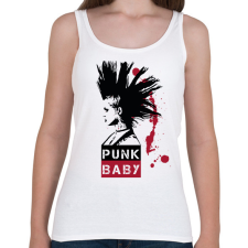 PRINTFASHION Punk Baby - Női atléta - Fehér női trikó