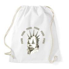 PRINTFASHION Punk punk punk - Sportzsák, Tornazsák - Fehér tornazsák
