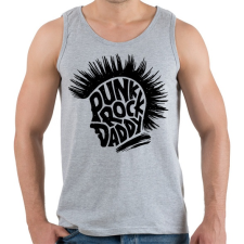 PRINTFASHION Punk Rock Apa - Férfi atléta - Sport szürke atléta, trikó