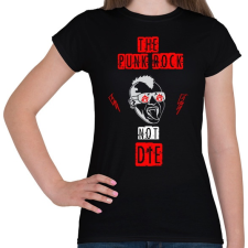 PRINTFASHION punk rock - Női póló - Fekete női póló