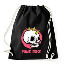 PRINTFASHION PUNK ROCK - Sportzsák, Tornazsák - Fekete tornazsák