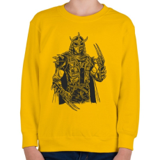 PRINTFASHION Punk zúzó - Gyerek pulóver - Sárga
