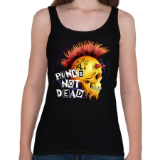 PRINTFASHION Punks not dead - Női atléta - Fekete női trikó