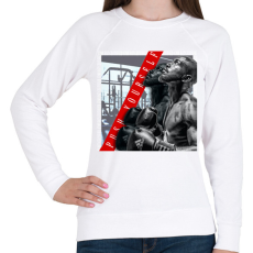 PRINTFASHION PUSH YOURSELF - Női pulóver - Fehér
