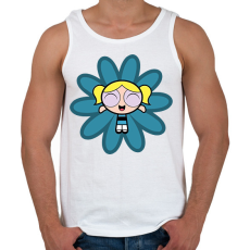 PRINTFASHION Puszedli - Férfi atléta - Fehér