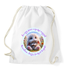 PRINTFASHION Puszi-nyuszi - Sportzsák, Tornazsák - Fehér tornazsák