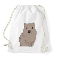 PRINTFASHION Qoukka - Sportzsák, Tornazsák - Fehér tornazsák