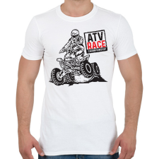 PRINTFASHION quad - Férfi póló - Fehér férfi póló