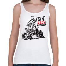 PRINTFASHION quad - Női atléta - Fehér női trikó