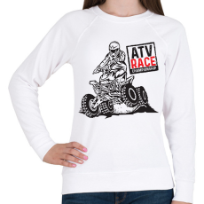 PRINTFASHION quad - Női pulóver - Fehér
