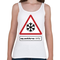 PRINTFASHION Quattro only - Női atléta - Fehér