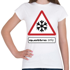 PRINTFASHION Quattro only - Női póló - Fehér női póló