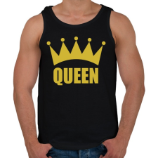 PRINTFASHION QUEEN - Férfi atléta - Fekete atléta, trikó