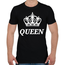 PRINTFASHION Queen - Férfi póló - Fekete férfi póló