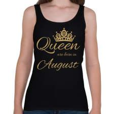 PRINTFASHION Queen - Női atléta - Fekete női trikó
