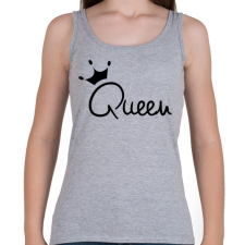 PRINTFASHION Queen - Női atléta - Sport szürke női trikó