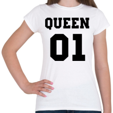 PRINTFASHION Queen - Női póló - Fehér