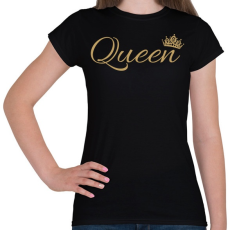 PRINTFASHION Queen  - Női póló - Fekete