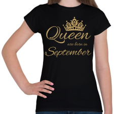 PRINTFASHION Queen  - Női póló - Fekete női póló