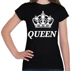 PRINTFASHION Queen  - Női póló - Fekete