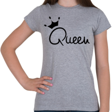 PRINTFASHION Queen - Női póló - Sport szürke női póló