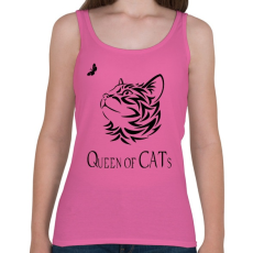 PRINTFASHION queen of cats - Női atléta - Rózsaszín