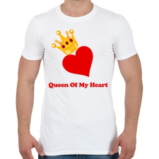PRINTFASHION Queen of my heart - Férfi póló - Fehér férfi póló