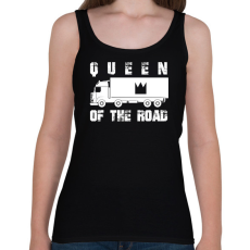 PRINTFASHION Queen of the road - Női atléta - Fekete