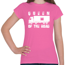 PRINTFASHION Queen of the road - Női póló - Rózsaszín női póló