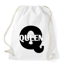 PRINTFASHION Queen - Sportzsák, Tornazsák - Fehér tornazsák