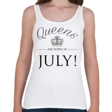 PRINTFASHION Queens are born in. - Női atléta - Fehér