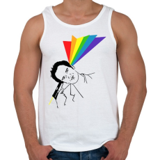 PRINTFASHION Quentin - Férfi atléta - Fehér