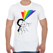 PRINTFASHION Quentin - Férfi póló - Fehér férfi póló