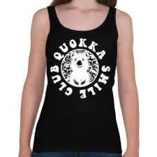 PRINTFASHION Quokka smile club - Női atléta - Fekete női trikó