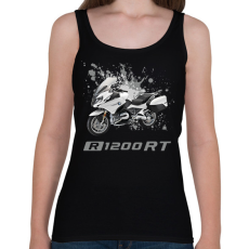 PRINTFASHION R1200RT fehér motor - Női atléta - Fekete