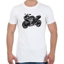 PRINTFASHION R1 - Férfi póló - Fehér férfi póló