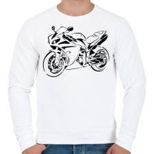 PRINTFASHION R1 - Férfi pulóver - Fehér férfi pulóver, kardigán