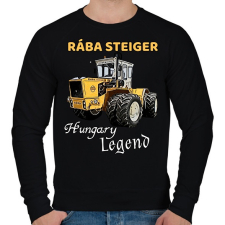 PRINTFASHION RÁBA STEIGER - Férfi pulóver - Fekete férfi pulóver, kardigán